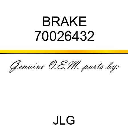 BRAKE 70026432