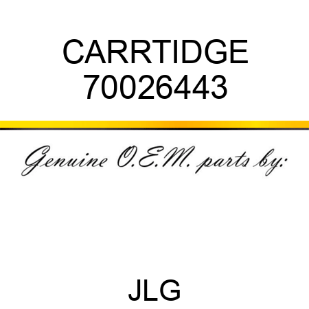 CARRTIDGE 70026443
