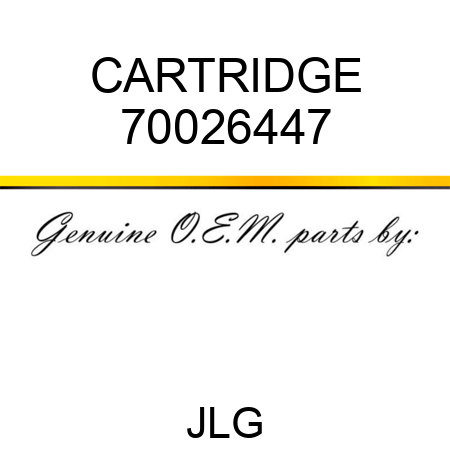 CARTRIDGE 70026447