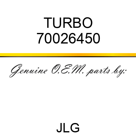 TURBO 70026450