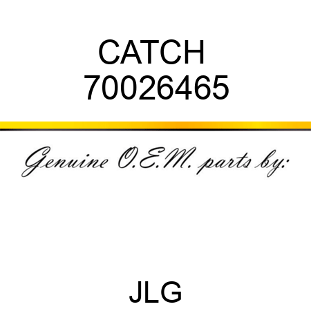CATCH  70026465