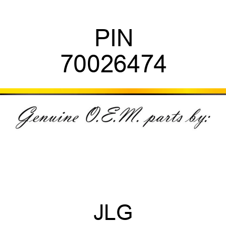 PIN 70026474