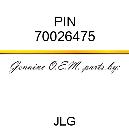 PIN 70026475