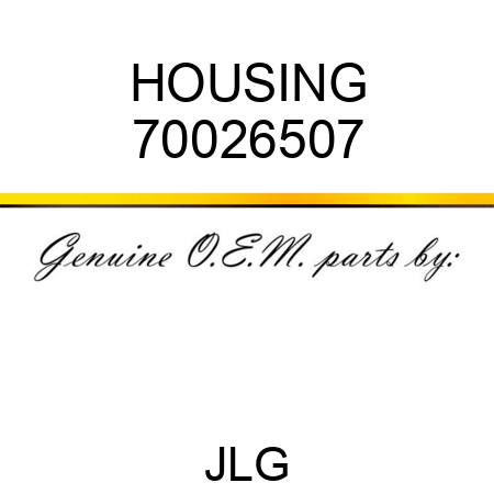HOUSING 70026507