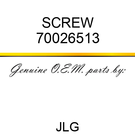 SCREW 70026513