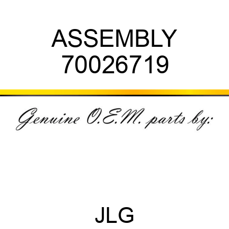 ASSEMBLY 70026719