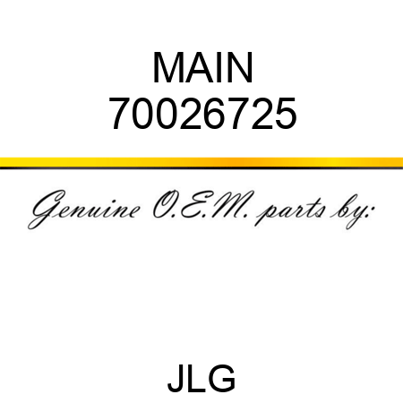 MAIN 70026725