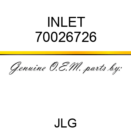 INLET 70026726