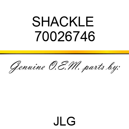 SHACKLE  70026746