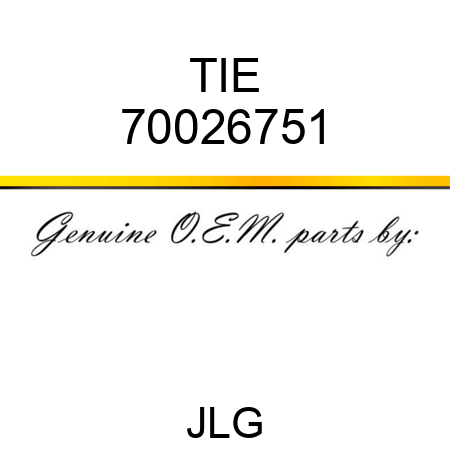 TIE 70026751