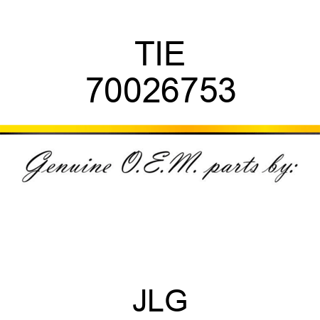 TIE 70026753