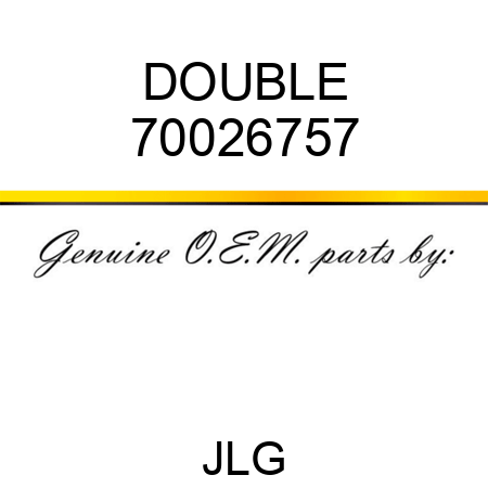 DOUBLE 70026757