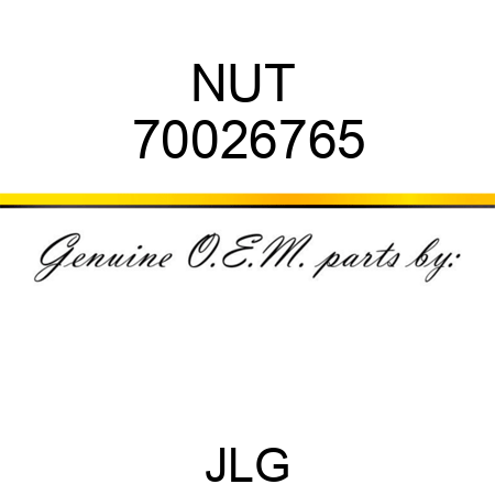 NUT  70026765