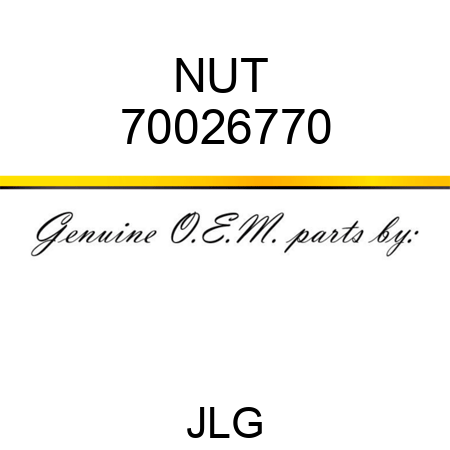 NUT  70026770