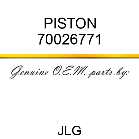 PISTON 70026771