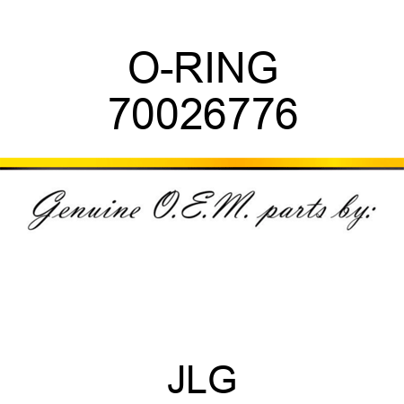 O-RING 70026776