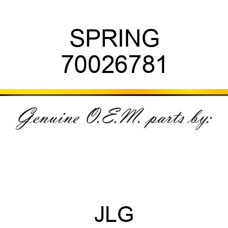 SPRING 70026781
