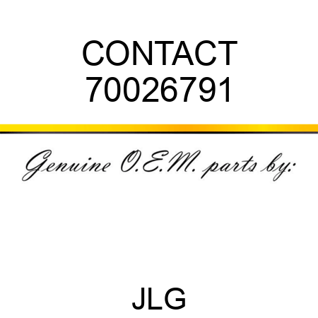 CONTACT 70026791