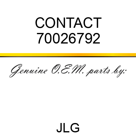 CONTACT 70026792