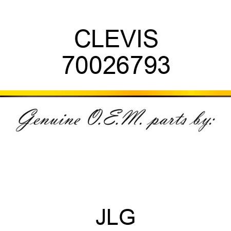 CLEVIS 70026793