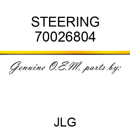 STEERING 70026804