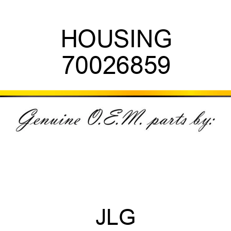 HOUSING 70026859