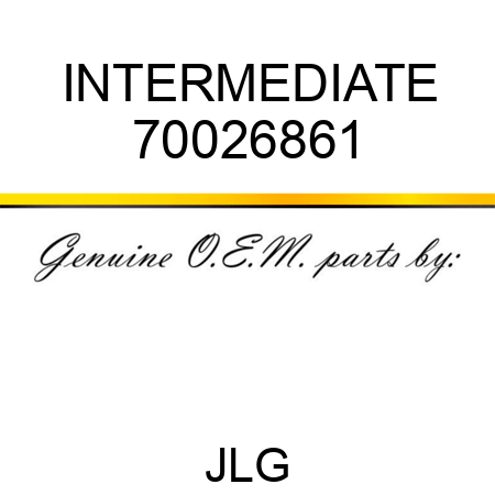 INTERMEDIATE 70026861