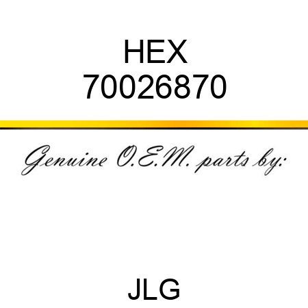 HEX 70026870