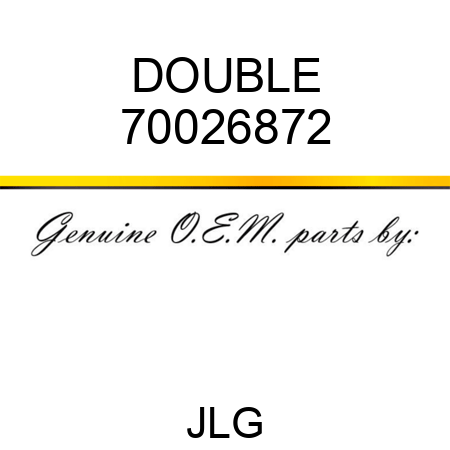 DOUBLE 70026872