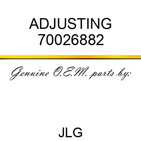 ADJUSTING 70026882