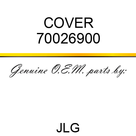 COVER 70026900