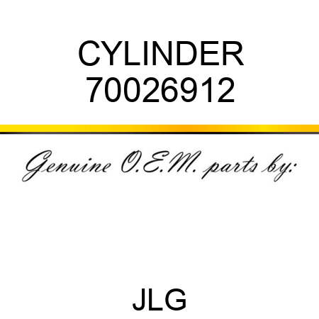 CYLINDER 70026912