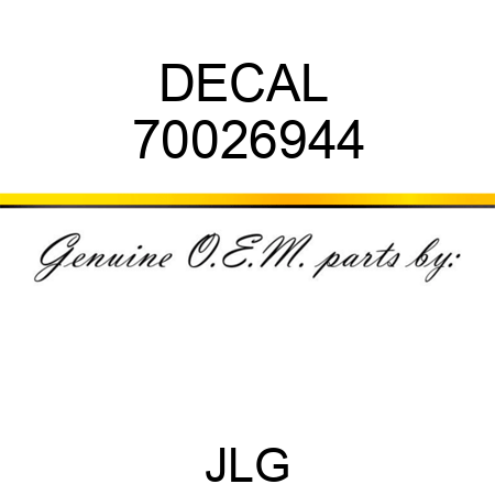 DECAL  70026944