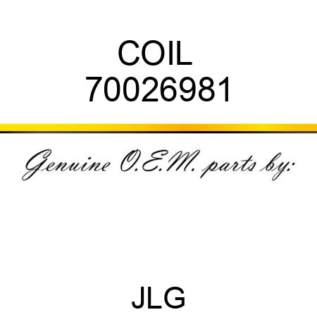 COIL  70026981