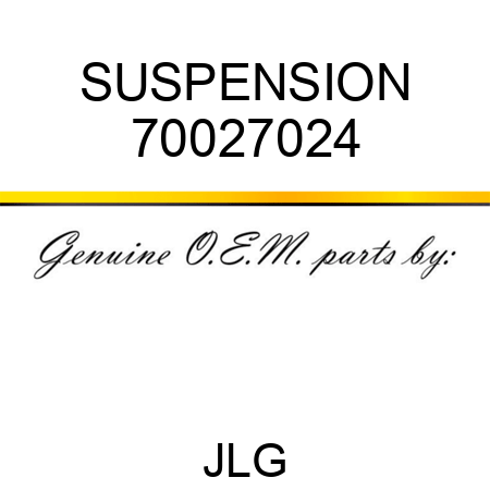 SUSPENSION 70027024