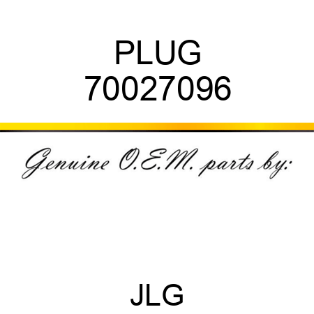 PLUG 70027096