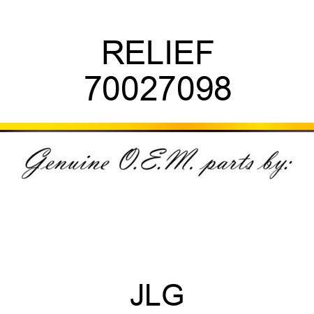 RELIEF 70027098