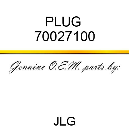 PLUG  70027100