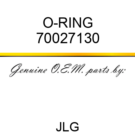 O-RING 70027130