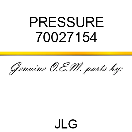 PRESSURE 70027154