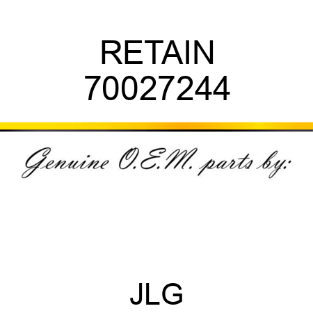 RETAIN 70027244