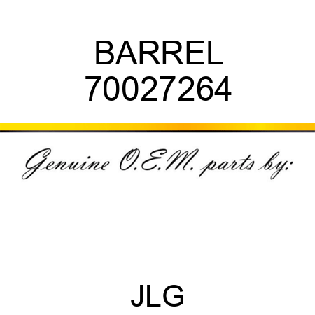 BARREL 70027264