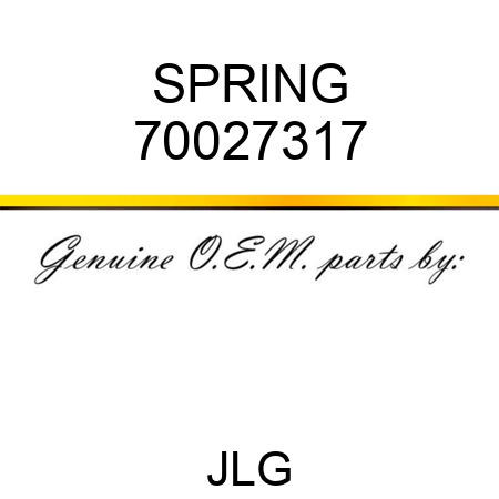 SPRING 70027317