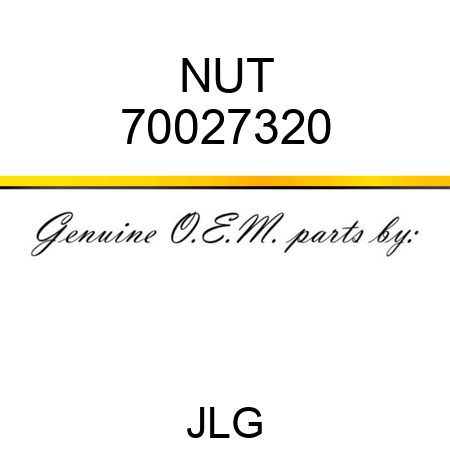 NUT 70027320