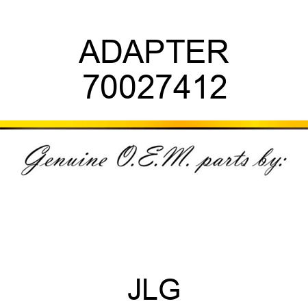 ADAPTER 70027412