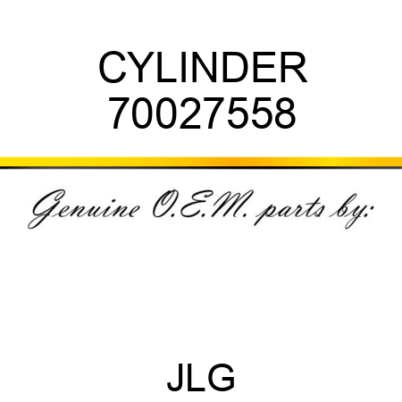 CYLINDER 70027558