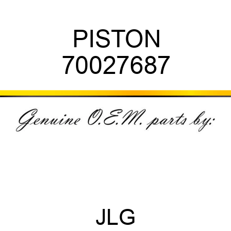 PISTON 70027687
