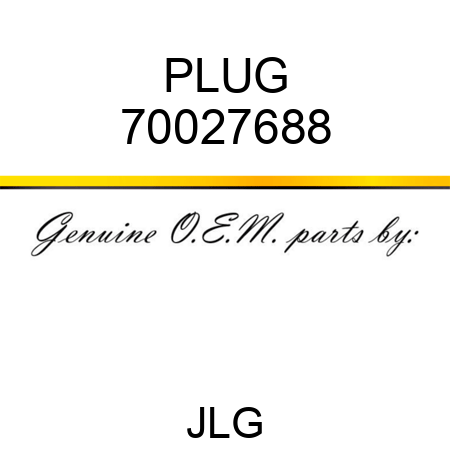 PLUG 70027688