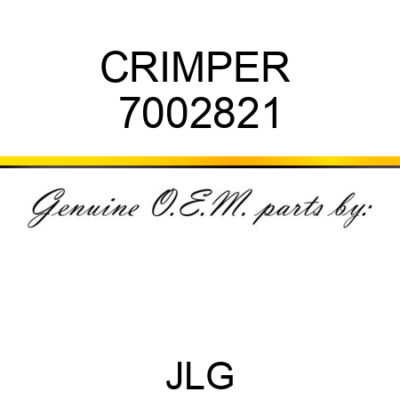 CRIMPER  7002821
