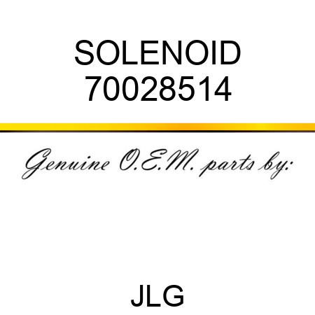 SOLENOID 70028514